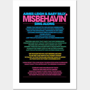 MISBEHAVIN SING ALONG Posters and Art